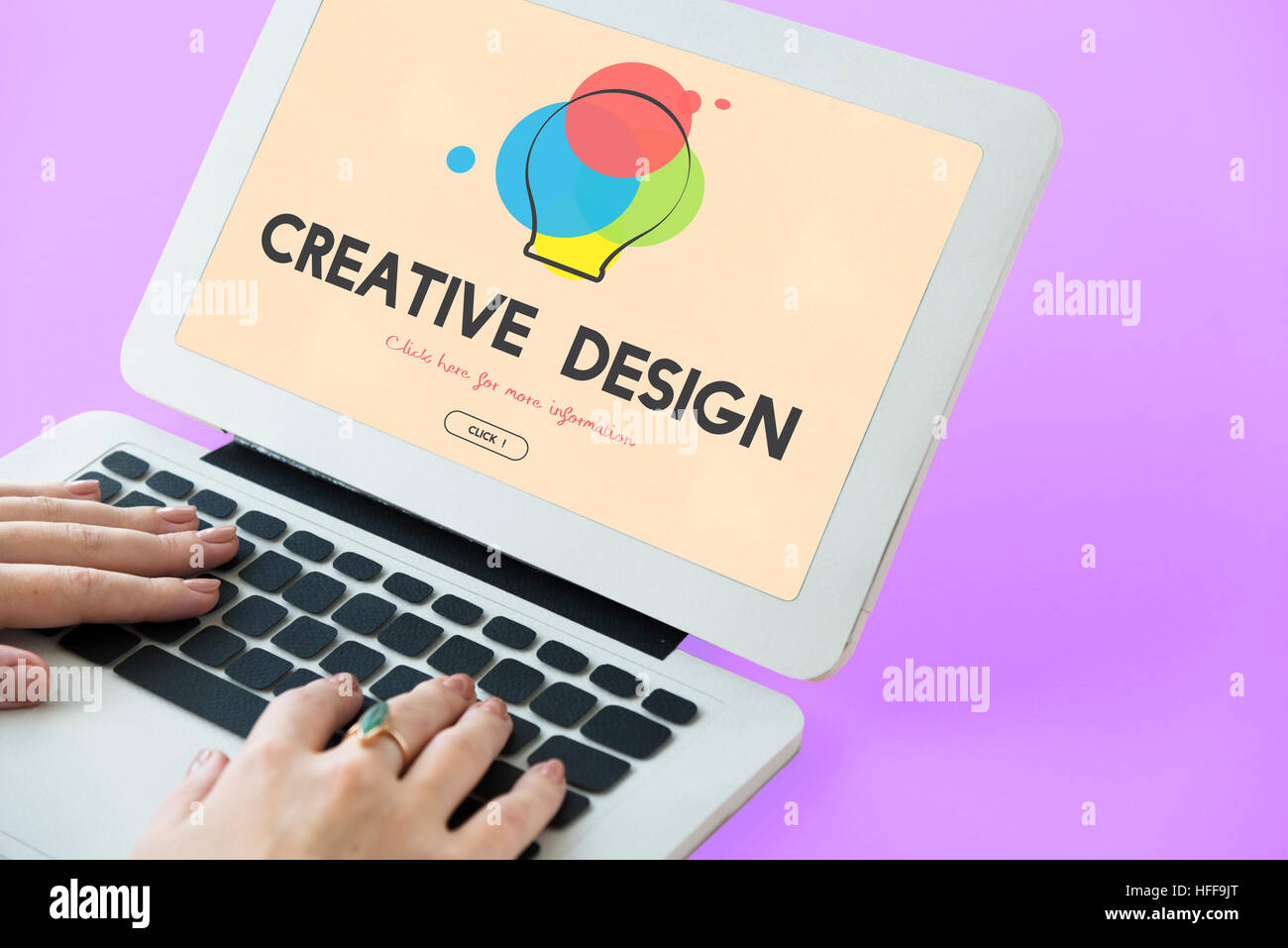 Creative Design Process Thinking concetto di innovazione Foto Stock