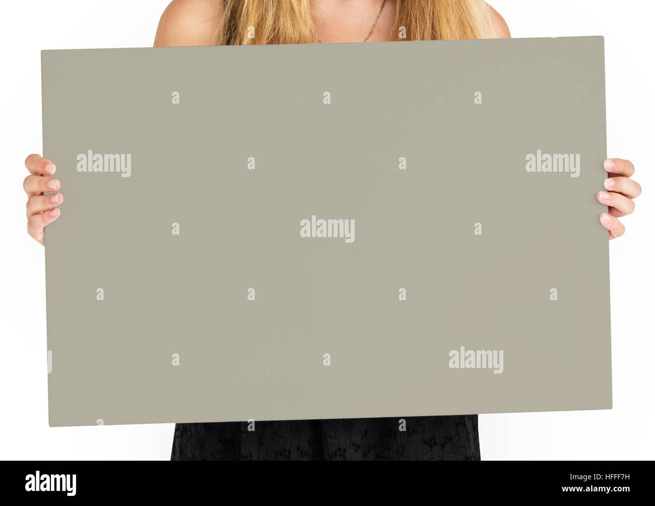 Targhetta vuota Copyspace concetto di comunicazione Foto Stock