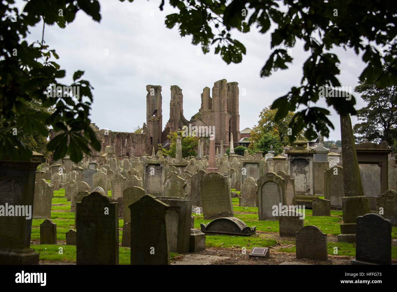 Arbroath Abbey, Scozia Foto Stock