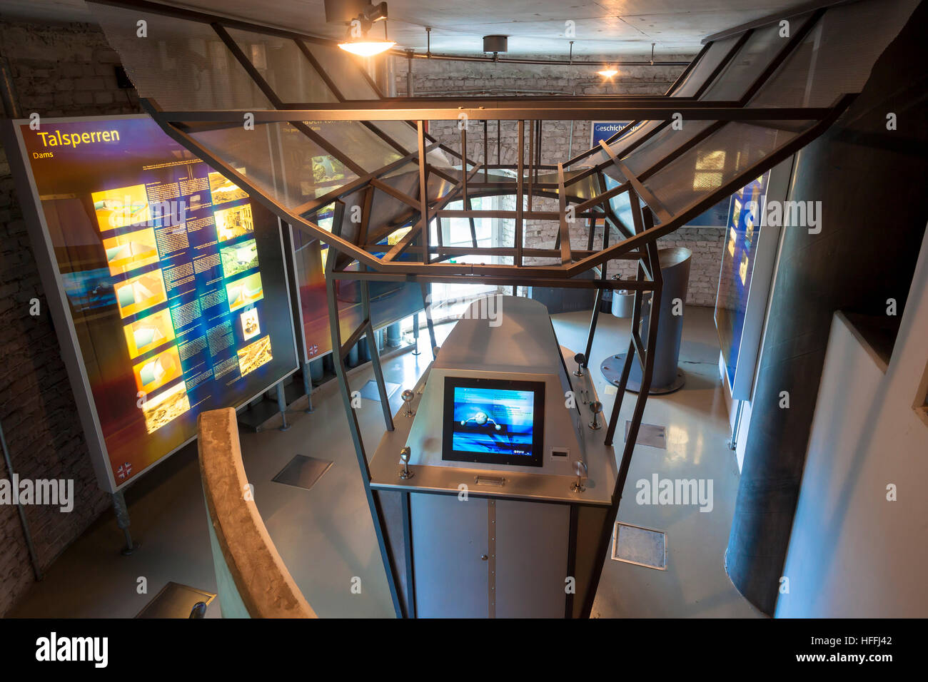 Germania, Muelheim presso il fiume Ruhr, il Museo acquario di acqua Foto Stock