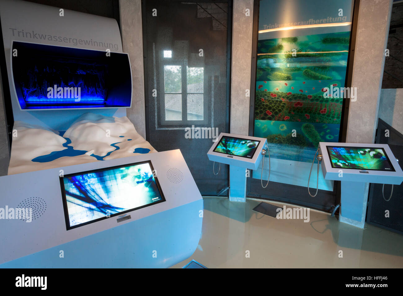 Germania, Muelheim presso il fiume Ruhr, il Museo acquario di acqua Foto Stock
