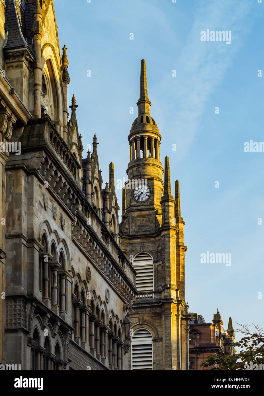 Regno Unito, Scozia, Glasgow, veduta della Chiesa di Scozia St George's Tron. Foto Stock