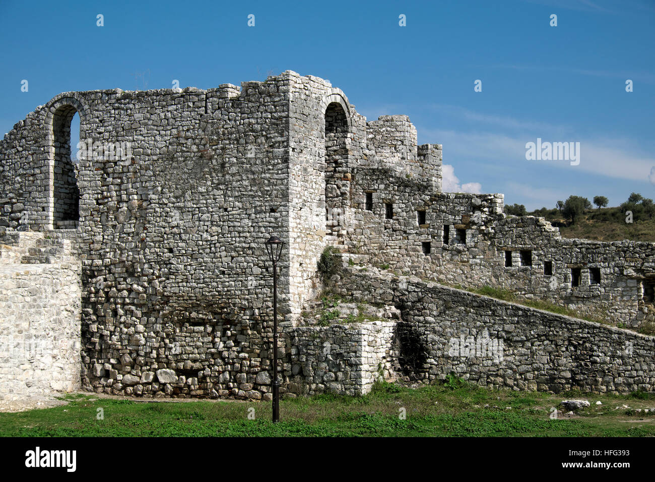 Berat Castello, Berat, Albania Foto Stock