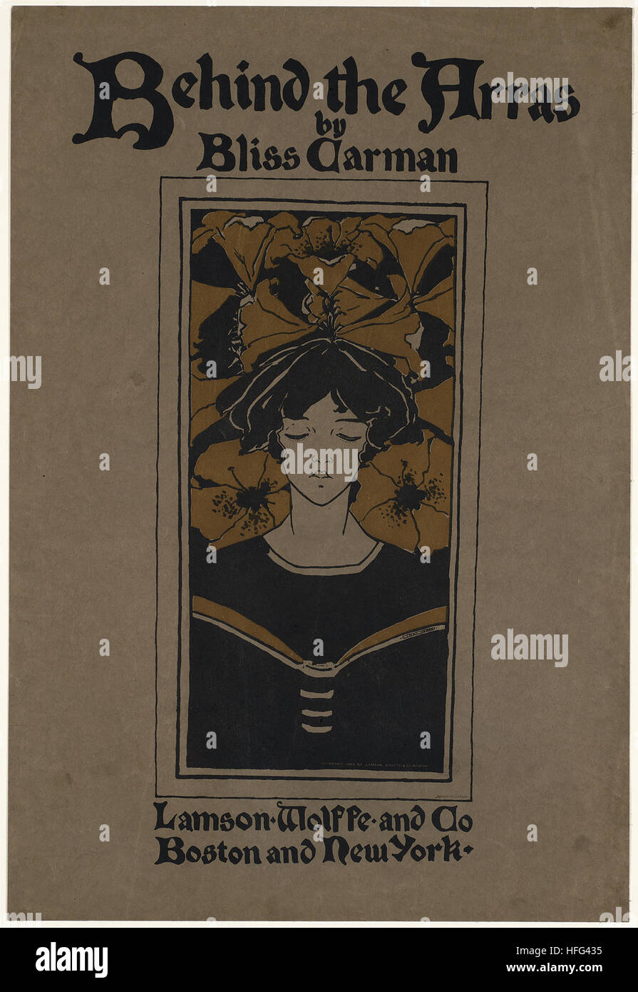 Dietro il arras da Bliss Carman Foto Stock