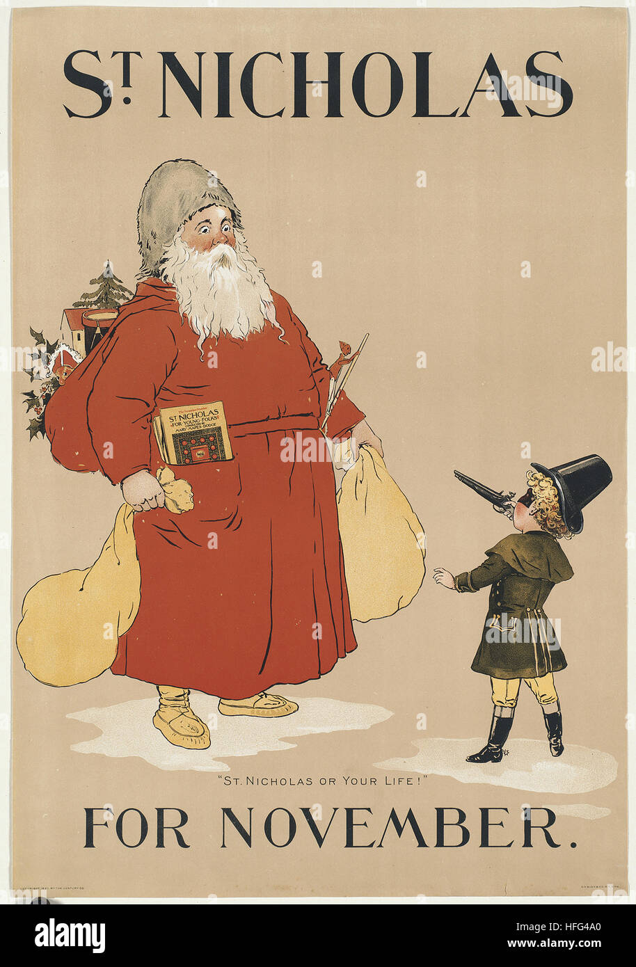 San Nicola per il mese di novembre. Foto Stock