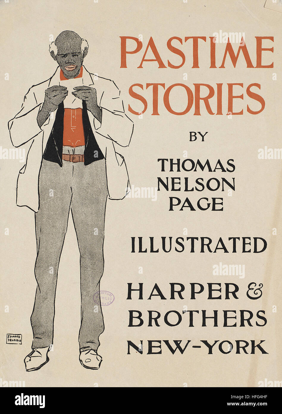 Passatempo storie di Thomas Nelson Page Foto Stock