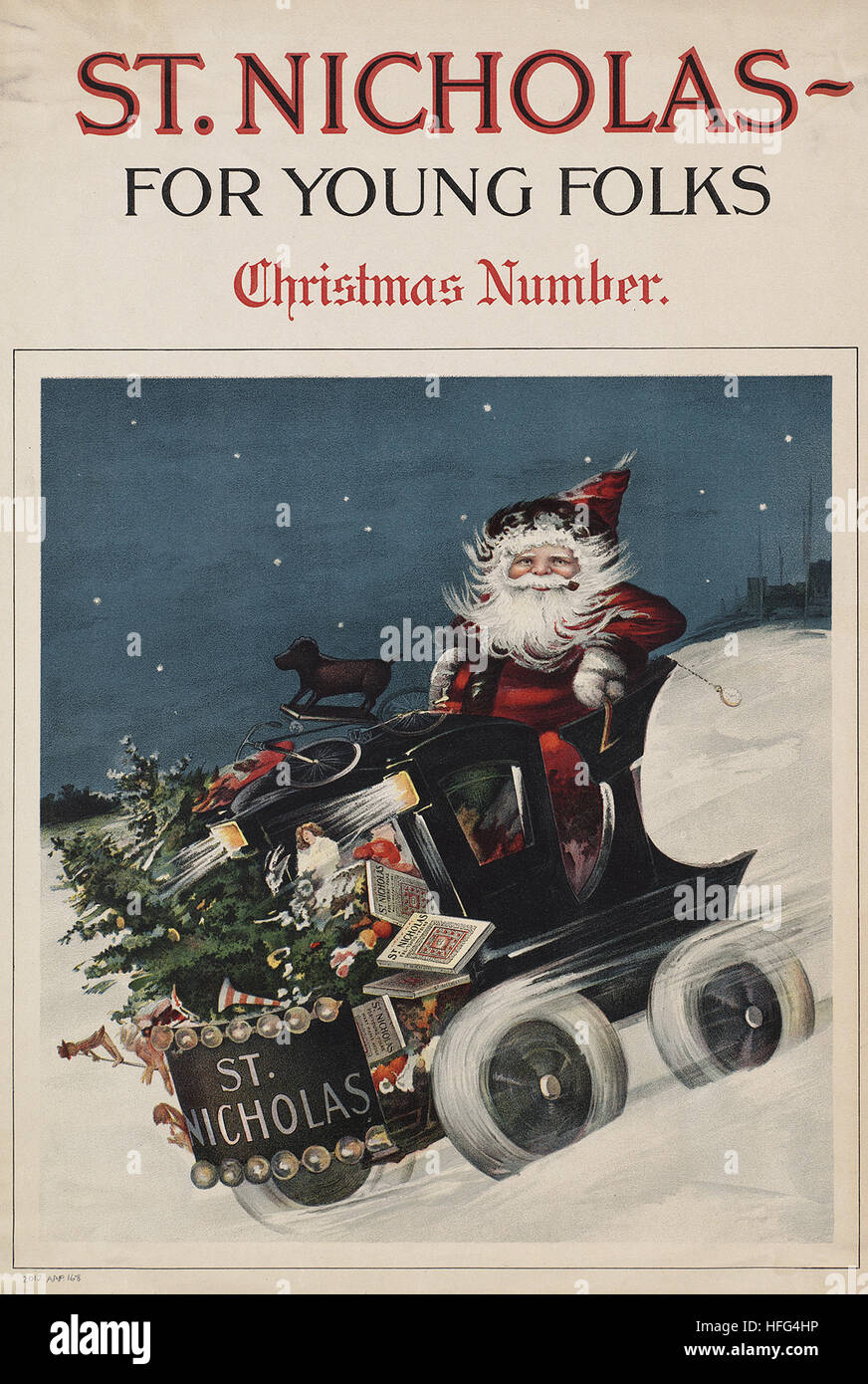 San Nicola - per i giovani ragazzi, numero di Natale Foto Stock