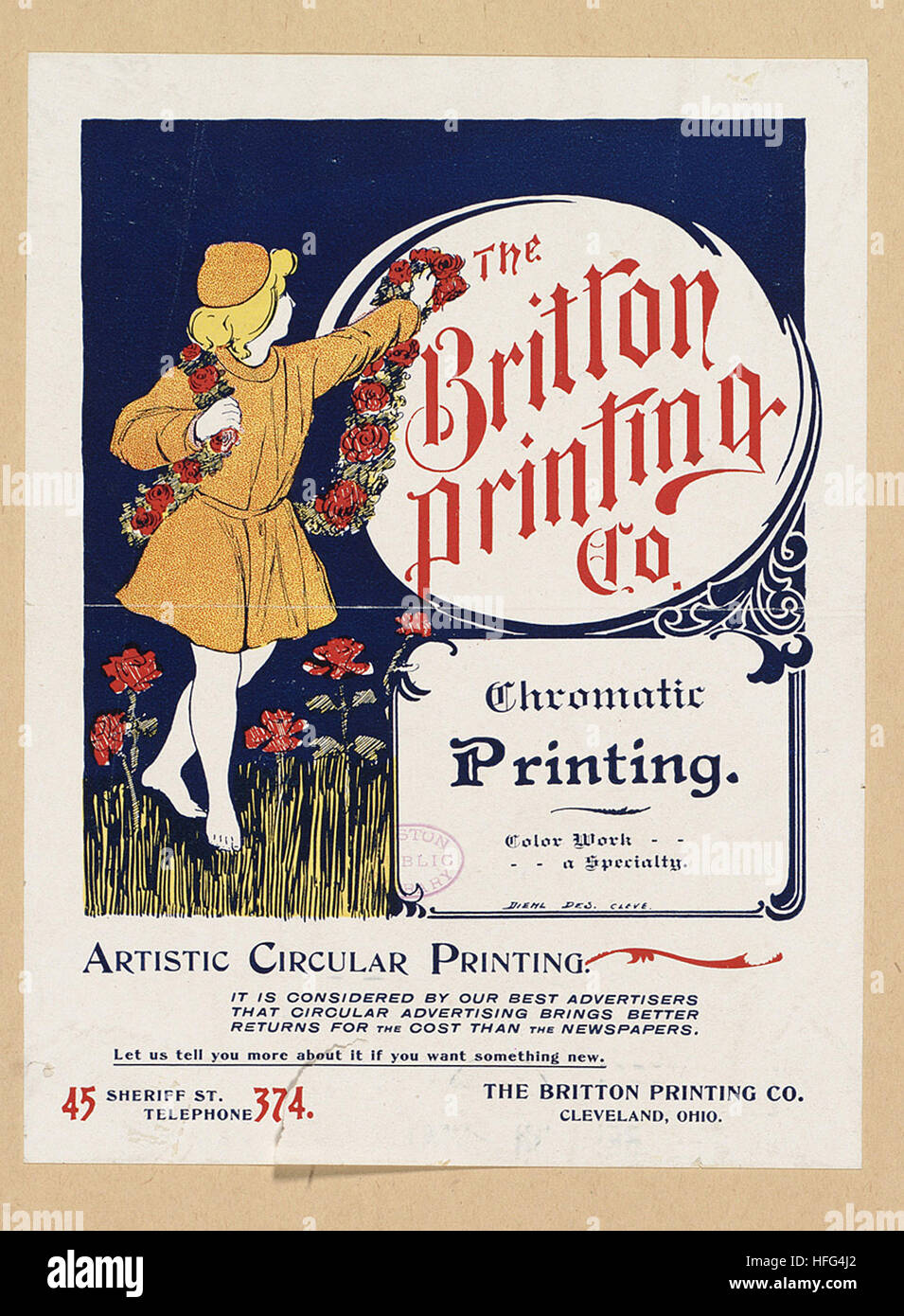 Il Britton Printing Co. Foto Stock