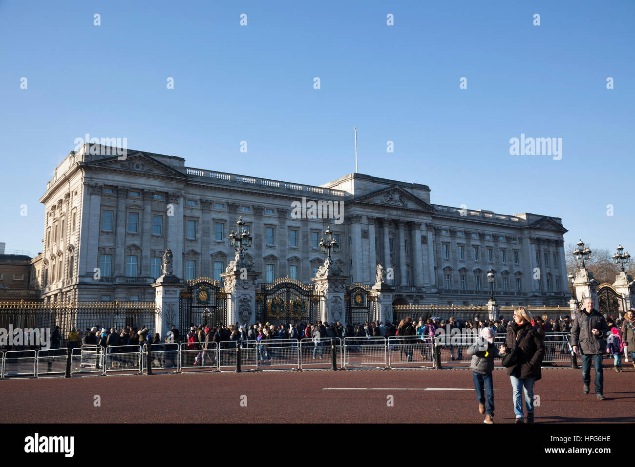 Buckingham Palace Foto Stock