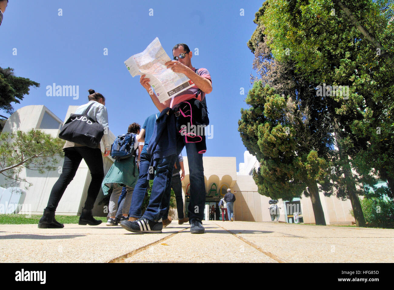 Joan Miro Foundation, Barcellona. La Catalogna, Spagna Foto Stock