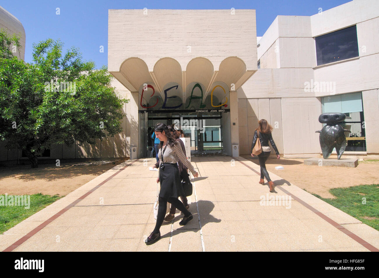 Joan Miro Foundation, Barcellona. La Catalogna, Spagna Foto Stock