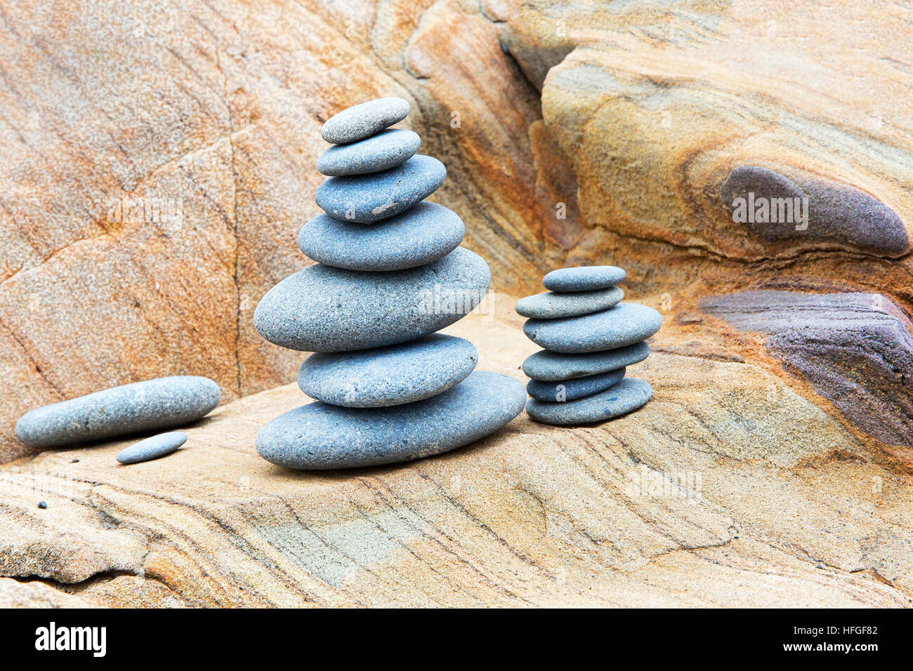 Spiaggia Quattro, Kalaloch, il Parco Nazionale di Olympic. Spiagge in Kalaloch area del Parco Nazionale di Olympic, identificati dai numeri di trail, sono remoti e selvaggi. Foto Stock