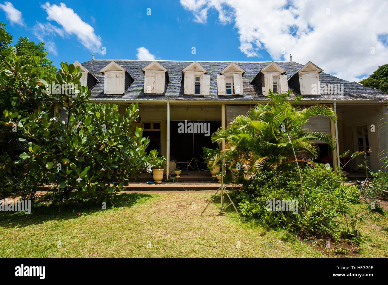 La casa di Eureka in Moka, Mauritius. Foto Stock