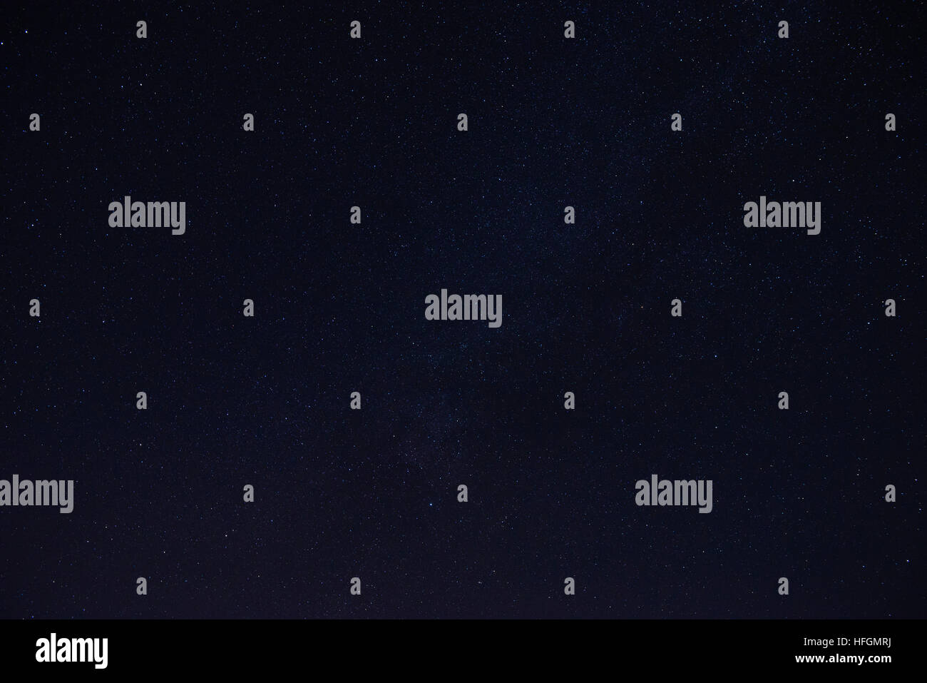 Cielo notturno con molte stelle Foto Stock