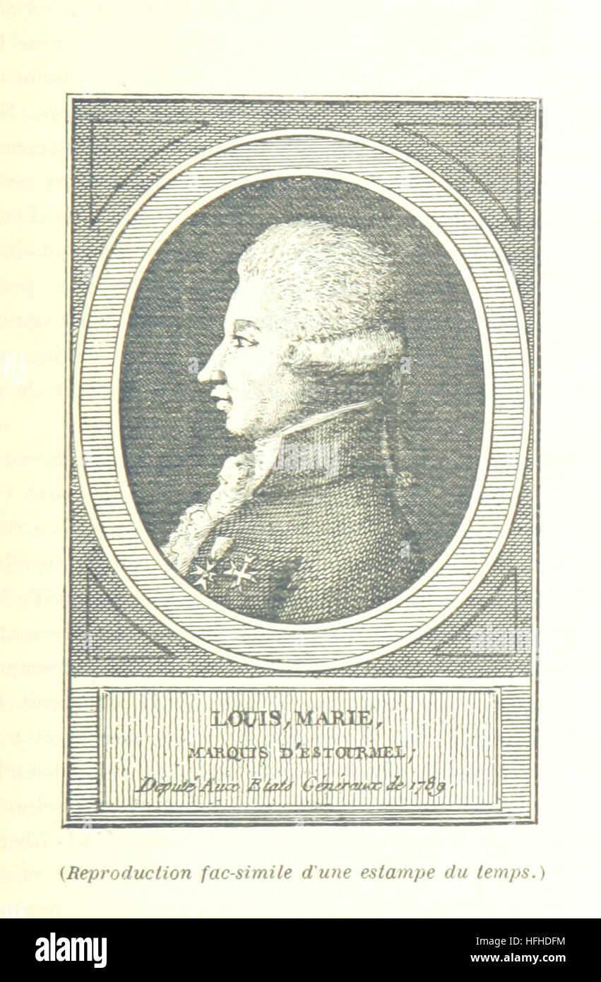 Questa immagine tratta dall'Histoire électorale et parlementaire du département du Nord esplora la storia elettorale e parlamentare del dipartimento del Nord in Francia, concentrandosi sulla rappresentazione durante la Rivoluzione francese dal 1789 al 1799. Foto Stock