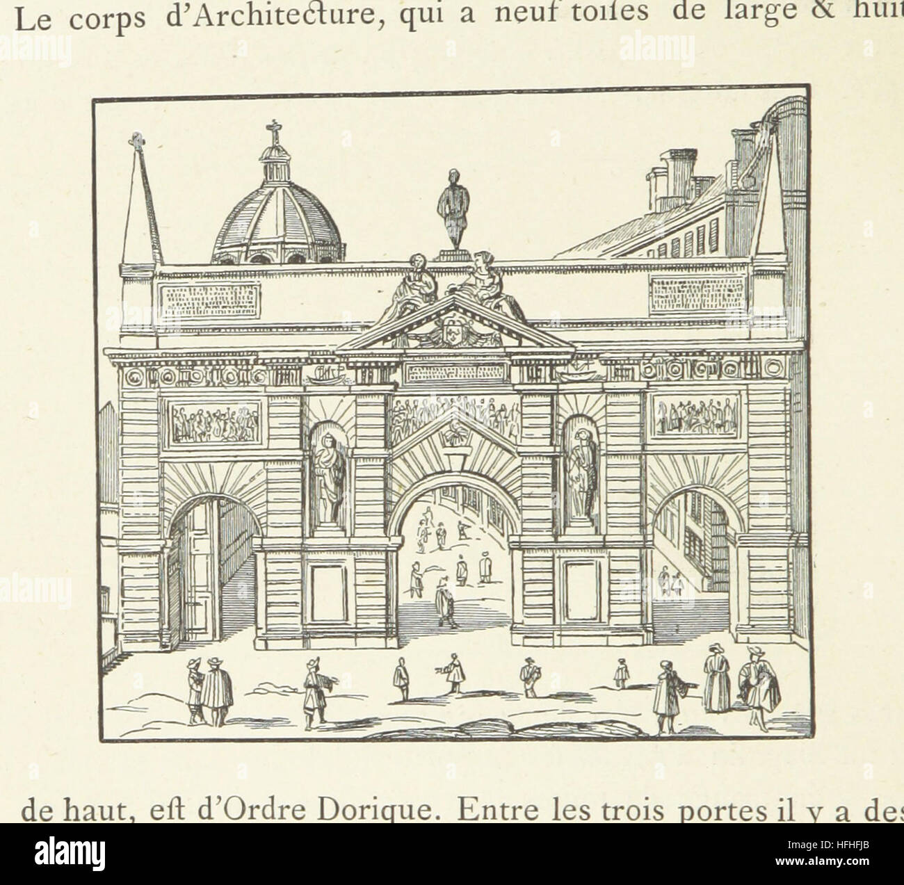 Immagine presa da pagina 160 di 'Les Curiositez de Paris. Par M. L. R. Réimprimées d'après l'édition originale de 1716, etc. [Variamente attribuiti a Claude Marin Saugrain e George Louis Le Rouge, ma più probabilmente dall'ex. A cura di Anatole de C immagine presa da pagina 160 di 'Les Curiositez de Paris Foto Stock