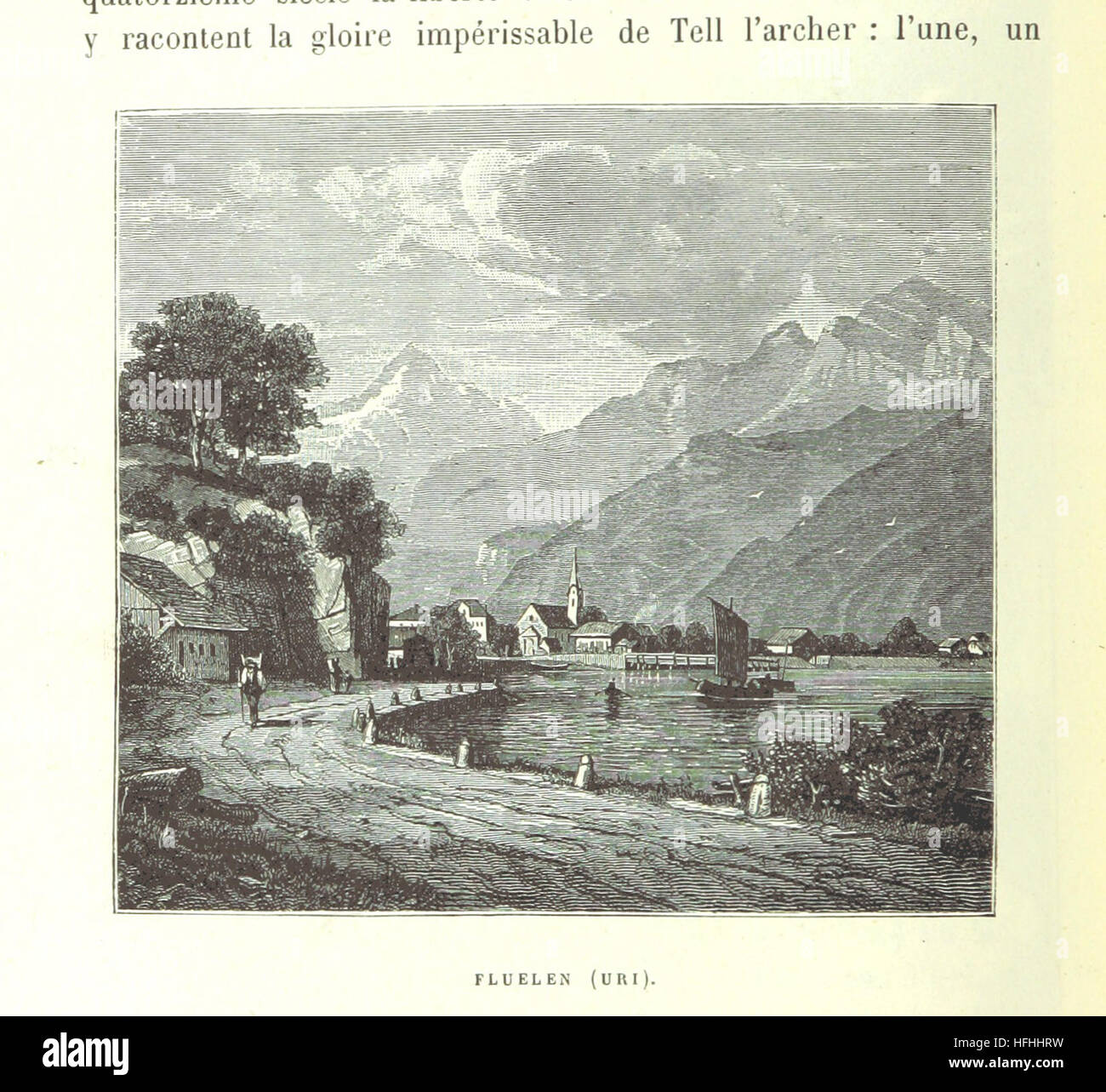 Immagine presa da pagina 166 di "La Suisse pittoresco' immagine presa da pagina 166 di "La Suisse pittoresco' Foto Stock