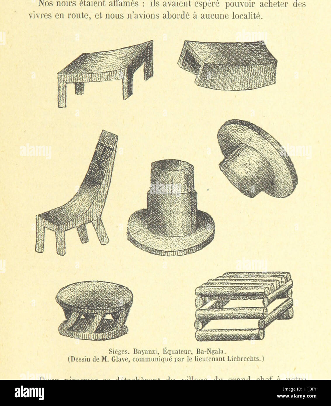 Immagine presa da pagina 193 di 'Sur le Haut-Congo. [Con illustrazioni, inclusi i ritratti e mappe.]' immagine presa da pagina 193 di 'Sur le Haut-Congo [con Foto Stock