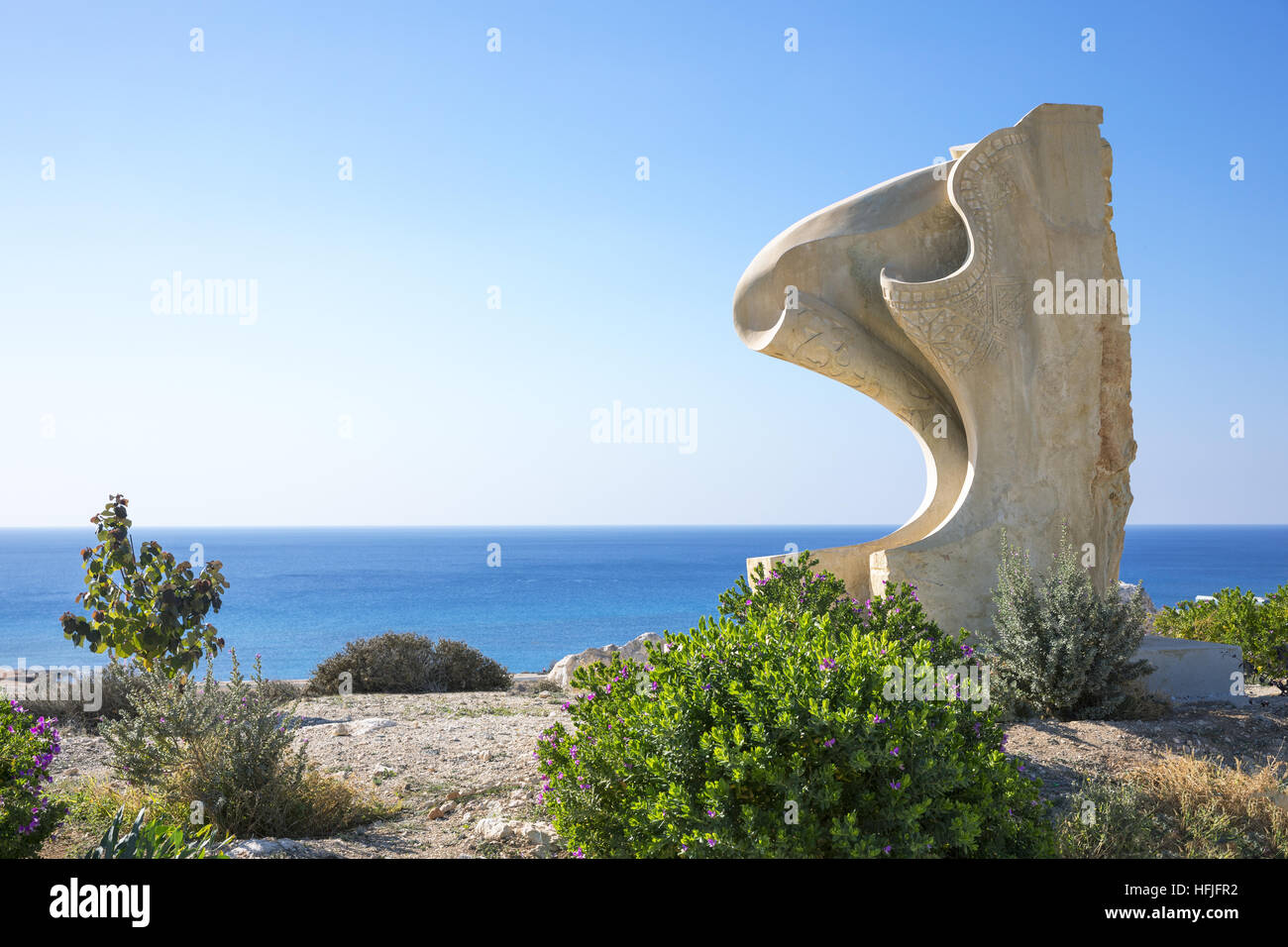 Aya Napa, Grecia - 26 Novembre 2016: Cipro isola, la International Sculpture Park Foto Stock