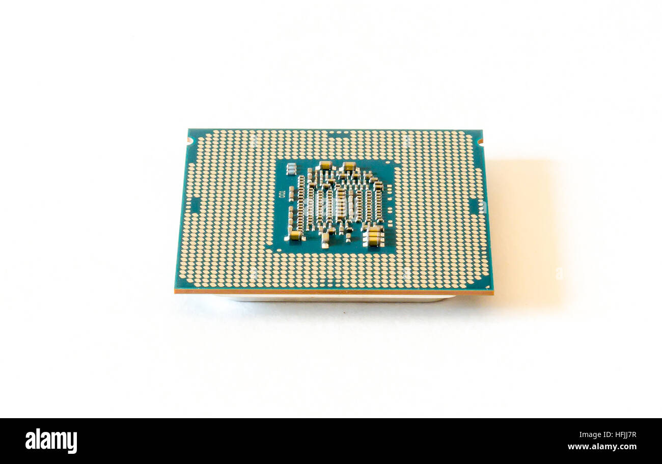 CPU Intel Core i5.Intel Corporation è una multinazionale americana e tecnologia azienda con sede a Santa Clara Foto Stock