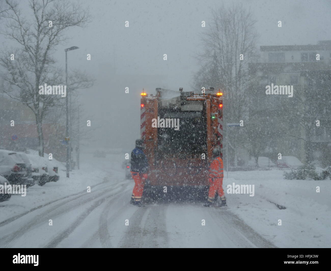 sgombero della neve Foto Stock