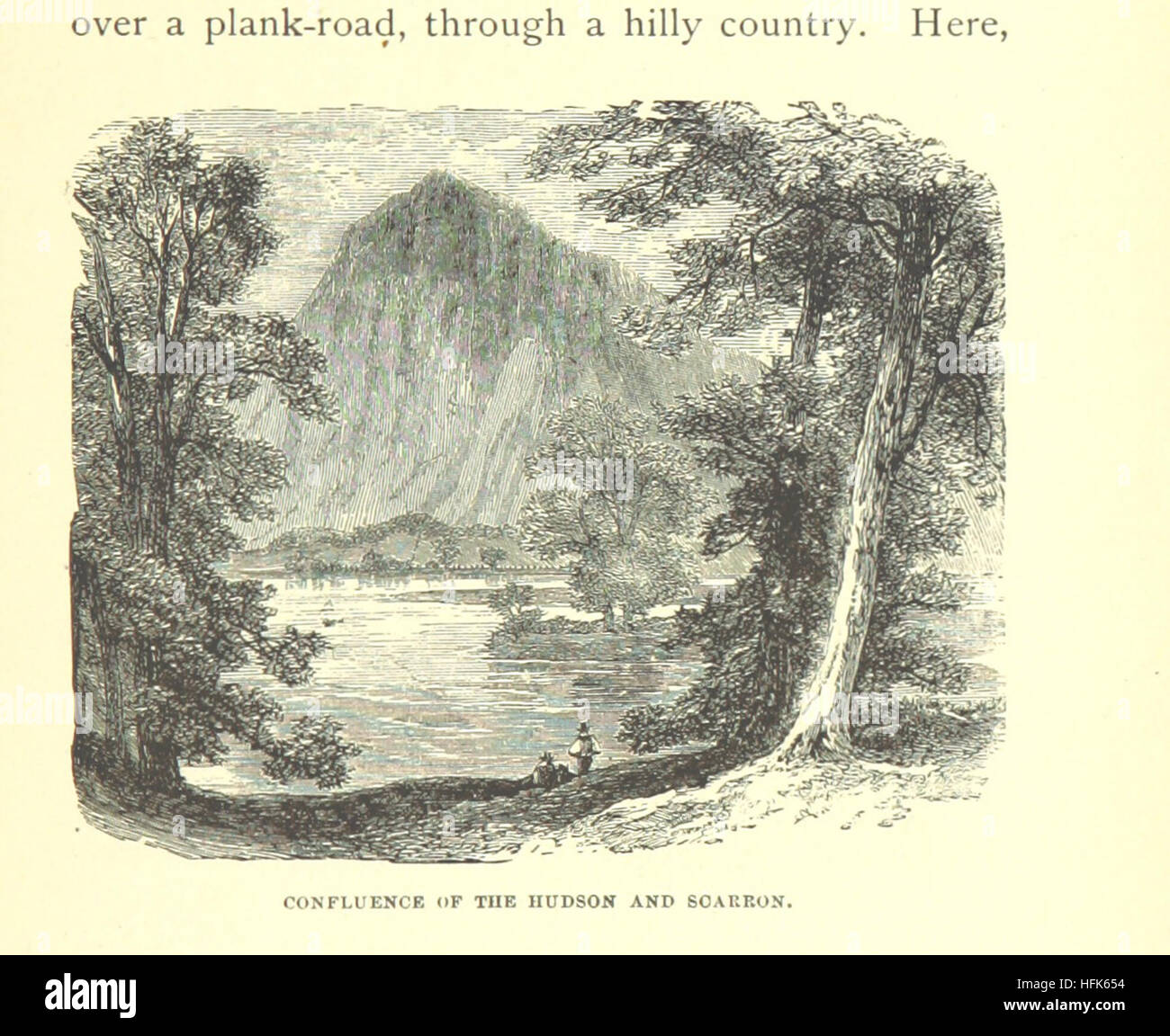 Immagine presa da pagina 255 di 'Summer giorni sull'Hudson: la storia di una gita di piacere da Sandy Hook al Saranac laghi. ... Illustrato, etc' immagine presa da pagina 255 di 'Summer giorni sul Foto Stock