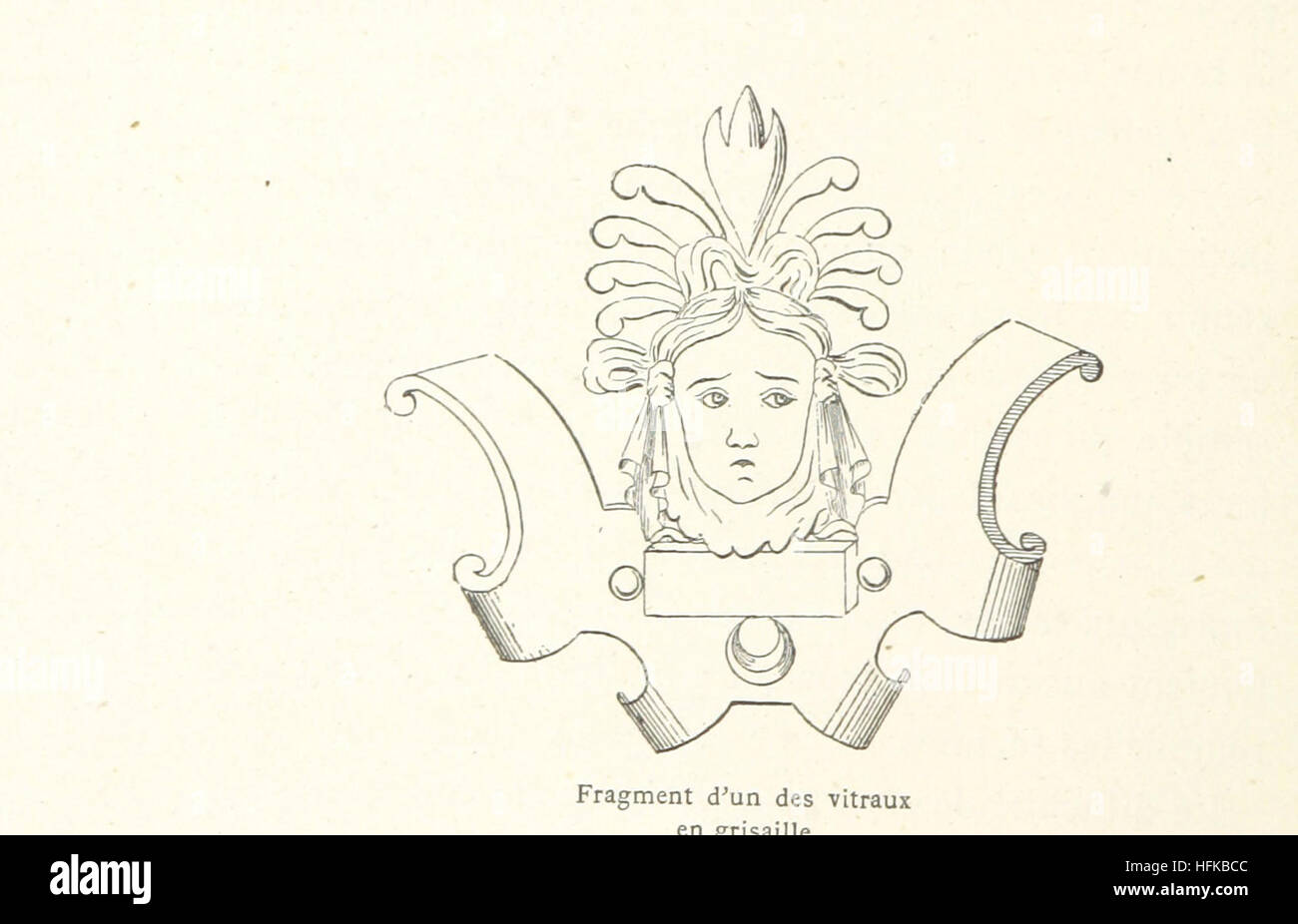 L'immagine è tratta da "Histoire et description du Château d'Anet", che descrive dettagliatamente la storia e la descrizione del castello di Anet dal X secolo ad oggi, con particolare attenzione a Diane de Poitiers e alla città di Anet. Foto Stock