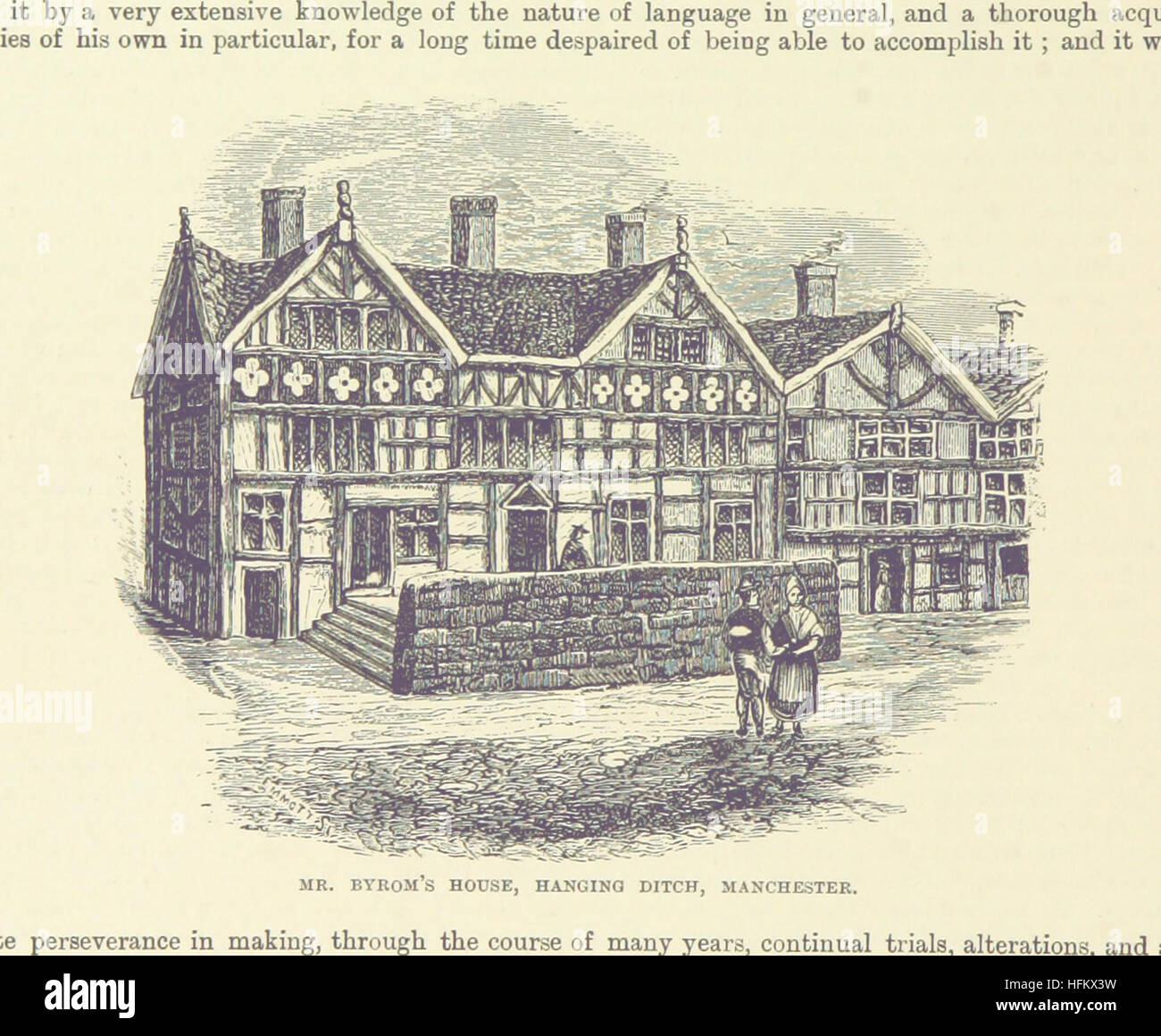 La "storia della contea palatina e del ducato di Lancaster" delinea il significato storico della contea e delle sue industrie, compreso il settore della produzione del cotone. Presenta schizzi biografici e analisi storiche, con illustrazioni. Foto Stock