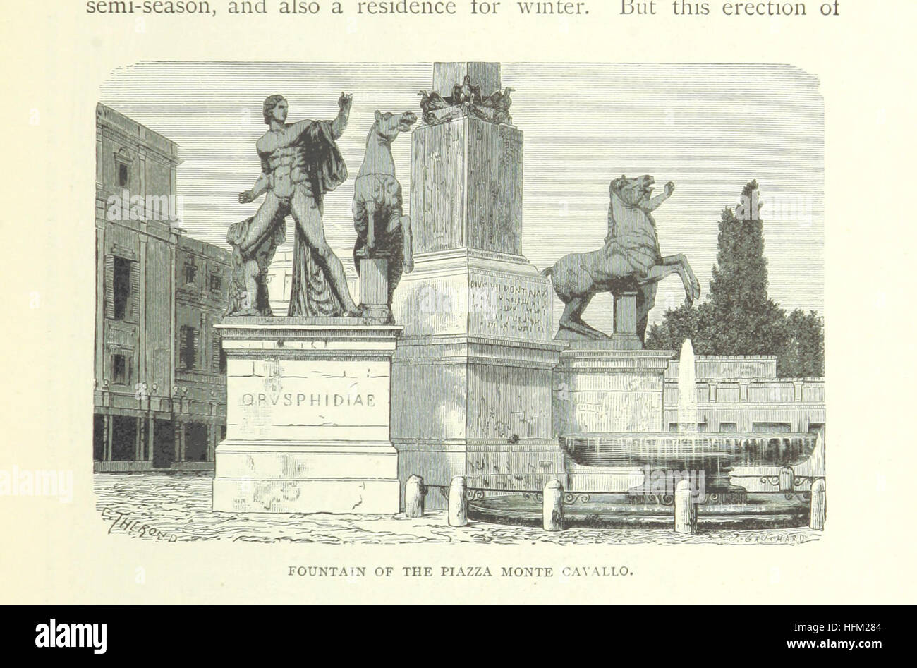 Immagine presa da pagina 293 del 'Roma ... ... Con le illustrazioni. Una nuova edizione' immagine presa da pagina 293 del 'Roma con Foto Stock