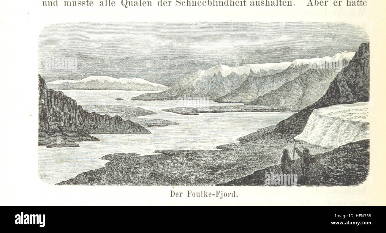 Immagine presa da pagina 434 di 'Die amerikanische Nordpol-Expedition ... Mit zahlreichen Illustrationen in Holzschnitt, etc' immagine presa da pagina 434 di 'Die amerikanische Nordpol-Expedition Foto Stock