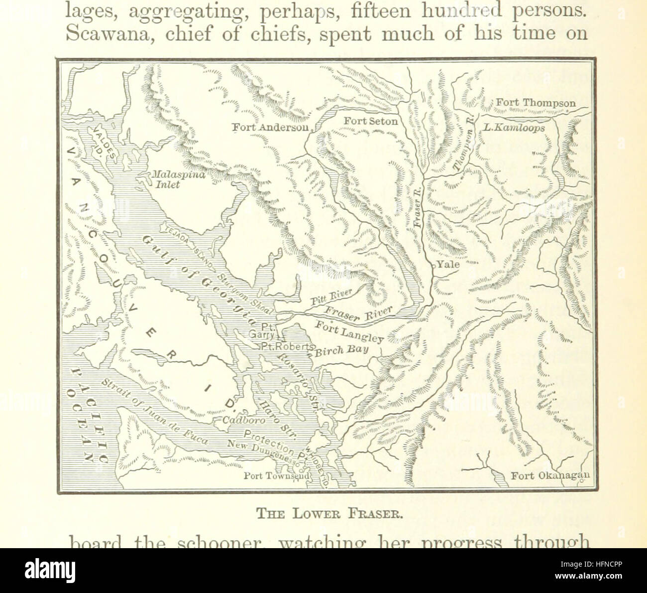 Immagine presa da pagina 502 di 'Cronologia degli Stati del Pacifico del Nord America" immagine presa da pagina 502 di " Storia del Pacifico Foto Stock