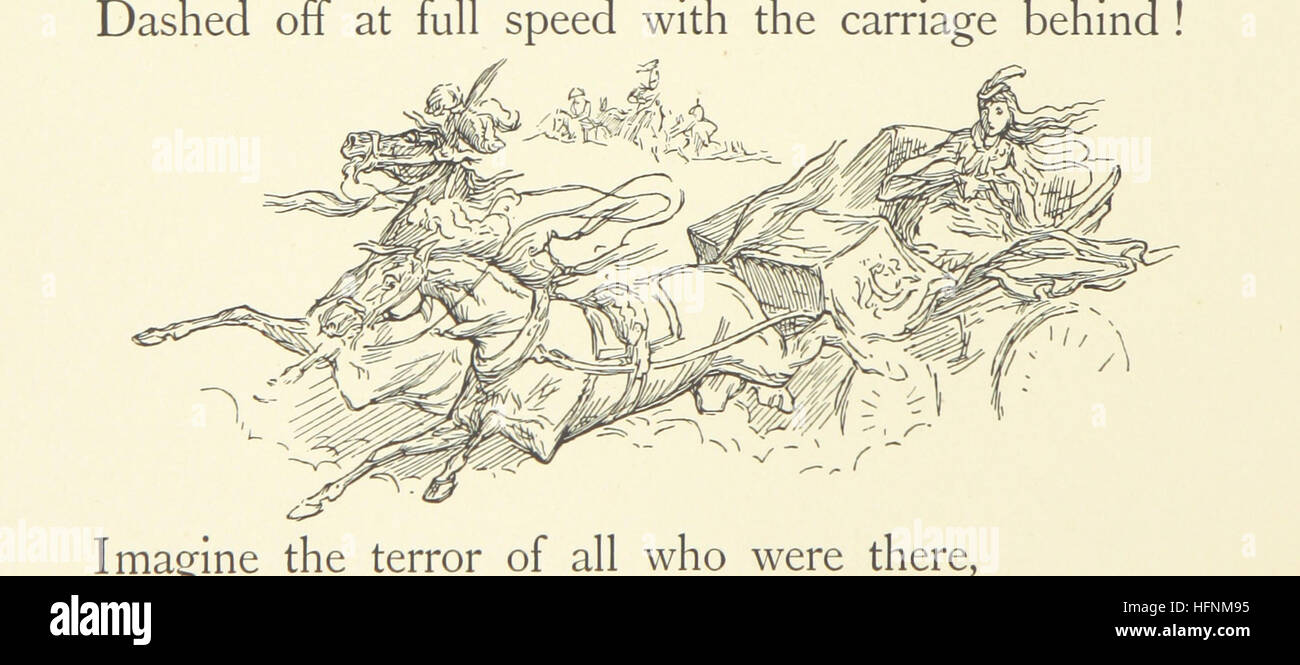 Questo libro presenta la storia del principe Hildebrand e della principessa Ida, accompagnata da 110 illustrazioni dell'autore. Combina arte narrativa e visiva per raccontare una storia immaginaria, esplorando temi di re e romanticismo. Foto Stock