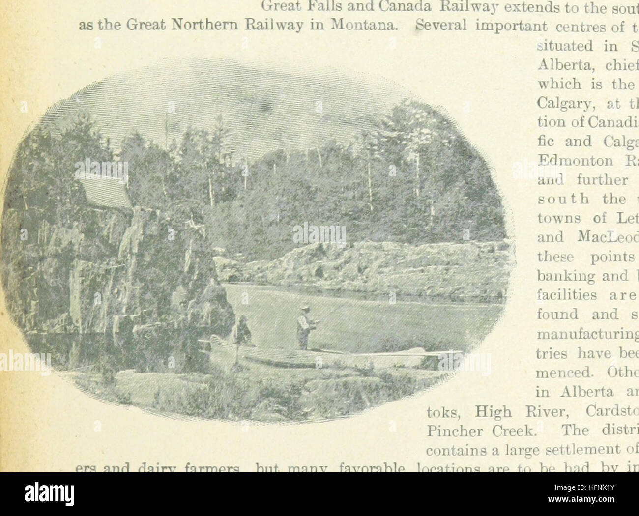 Immagine presa da pagina 61 del 'Western Canada. Manitoba e i territori del nord-ovest, Assiniboia, Alberta, Saskatchewan. Informazioni per quanto riguarda le risorse e climi di questi paesi per gli agricoltori che intendono, etc' immagine presa da pagina 61 del 'Western Canada Manitoba e Foto Stock