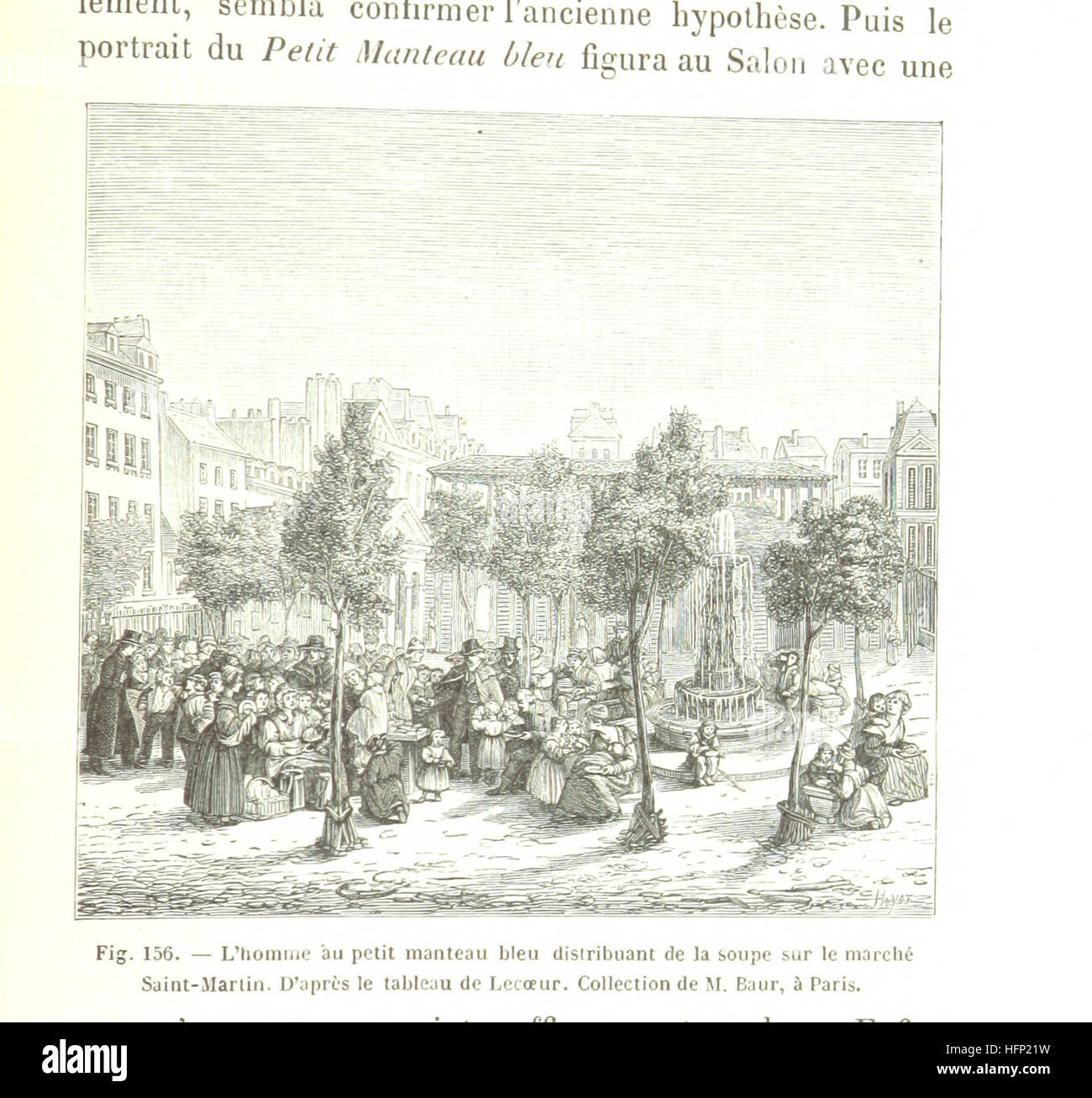 Immagine presa da pagina 657 di 'Les Rues du Vieux Paris. Galerie populaire et pittoresco ... Ouvrage illustré de 165 incisioni sur bois' immagine presa da pagina 657 di 'Les Rues du Vieux Foto Stock