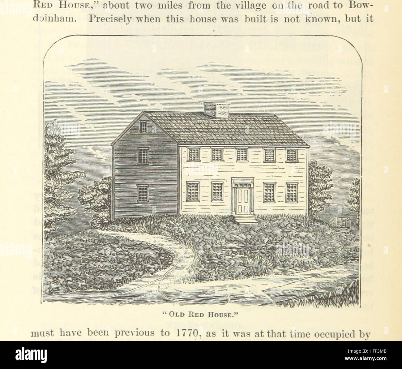 La storia di Brunswick, Topsham e Harpswell, Maine, compreso il territorio antico noto come Pejepscot immagine presa da pagina 678 di " Storia di Brunswick, Topsham, Foto Stock