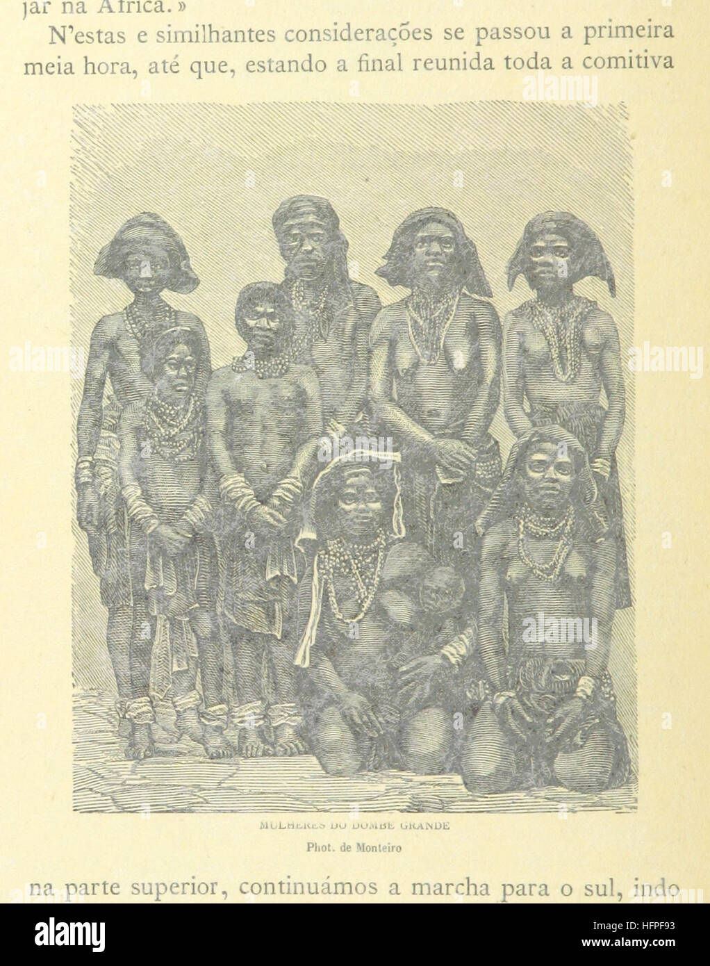 Questo lavoro descrive in dettaglio un viaggio attraverso l'Africa centrale e occidentale nel periodo 1877-1880, coprendo regioni geografiche, popolazioni locali e le sfide affrontate dalla spedizione. Comprende illustrazioni dei paesaggi e delle culture incontrate. Foto Stock