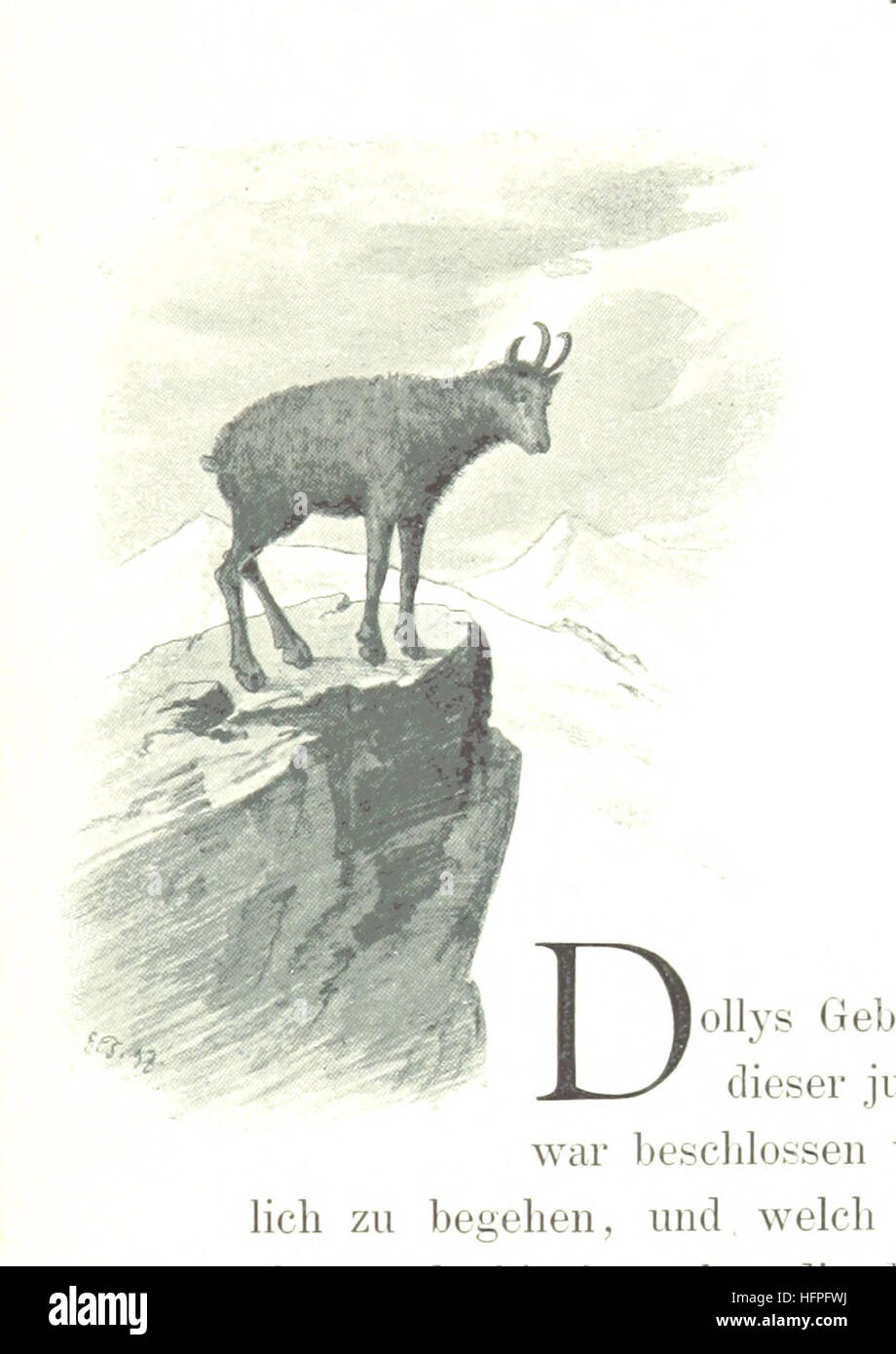 Immagine presa da pagina 85 di 'In luftigen Höh'n ... Die Jungfrau und das Berner Oberland ... Herausgegeber von der Sektion Berlin des Deutschen und Österreichischen Alpenvereins. [Con illustrazioni e piastre.]' immagine presa da pagina 85 di 'In luftigen Höh'n Foto Stock