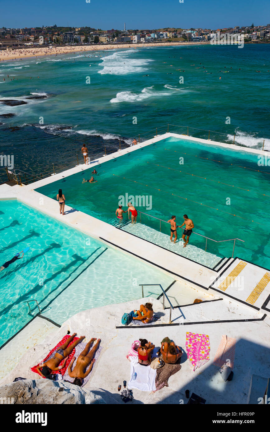 La spiaggia di Bondi, Australia. Foto Stock