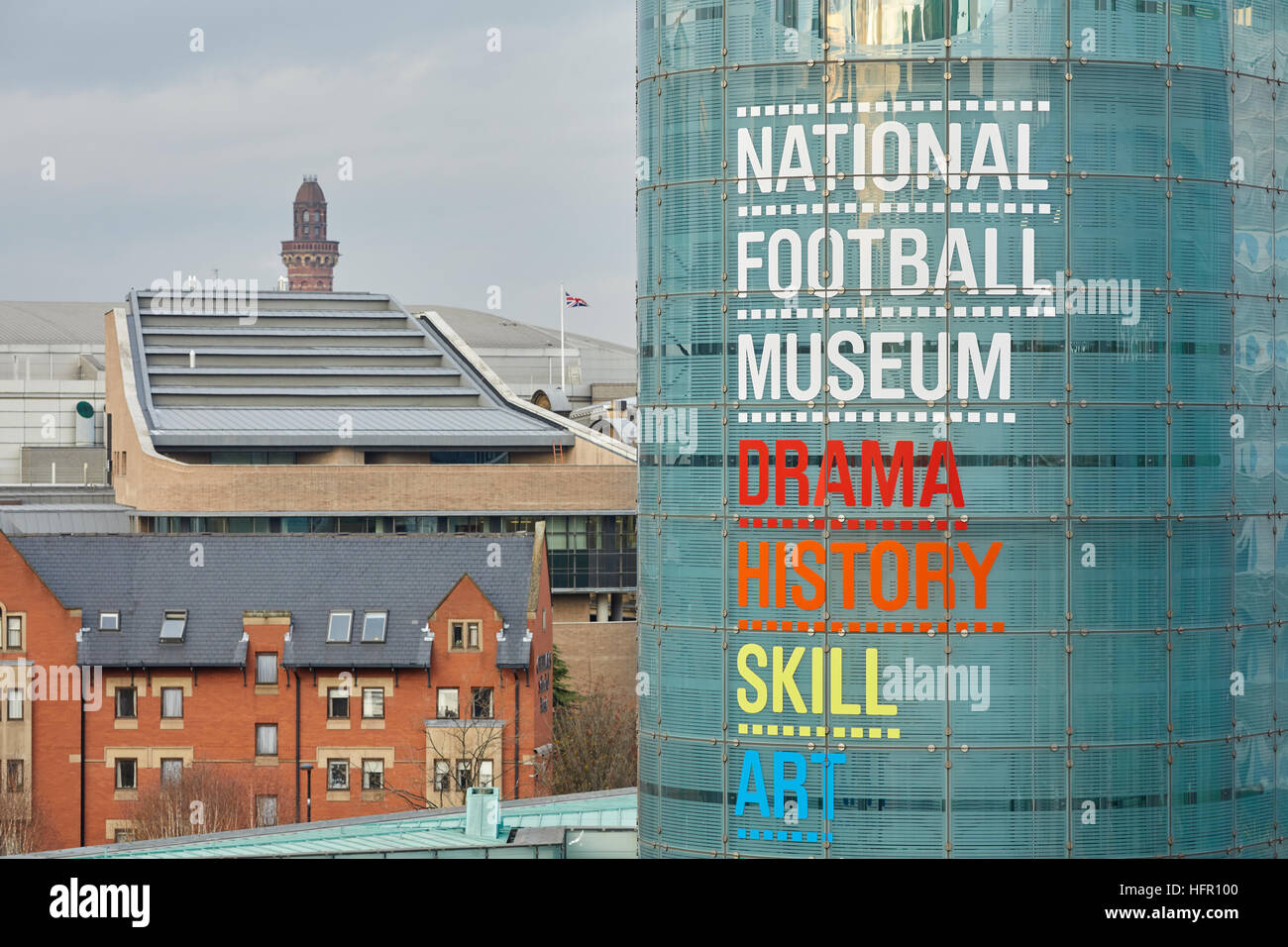 Urbis, Museo Nazionale del Calcio in Manchester Foto Stock