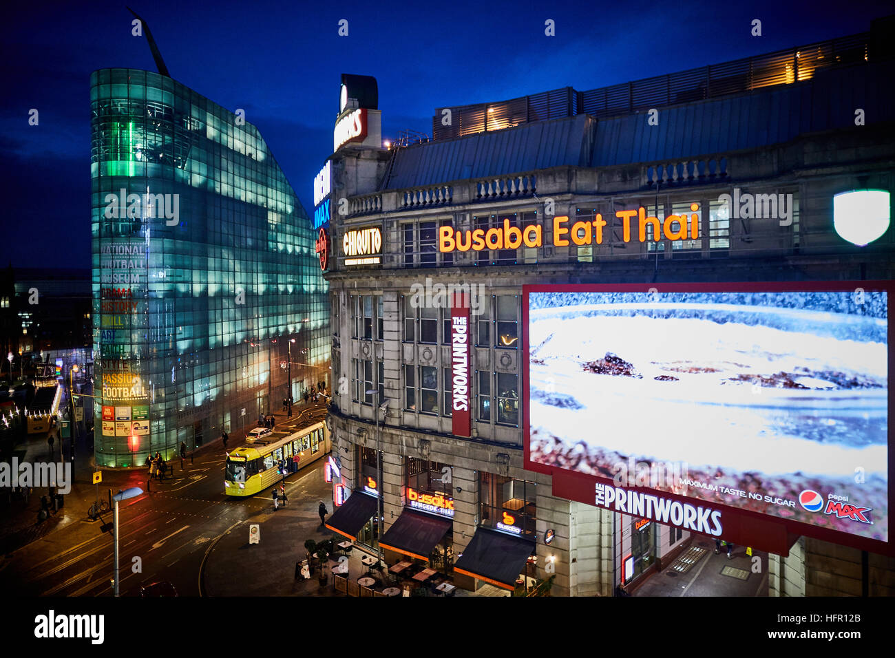 Urbis, Museo Nazionale del Calcio in Manchester Foto Stock