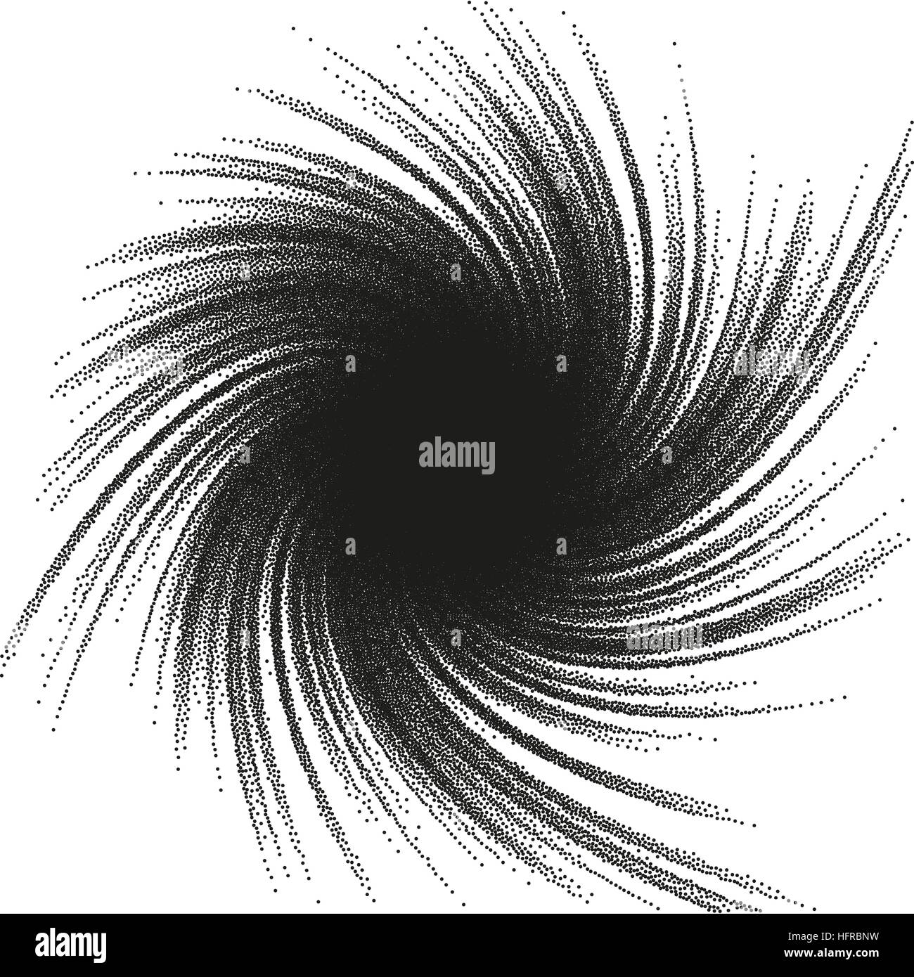Struttura astratta realizzata da mischiato round particelle. Sciame di puntini. Increspata casuale illustrazione dei mezzitoni per sfondo. EPS 10 file vettoriale incluso Illustrazione Vettoriale