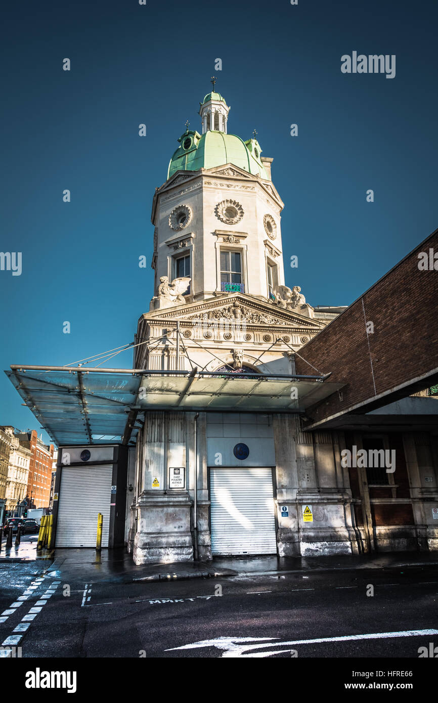 Il pollame Smithfield Market nel centro di Londra, Regno Unito Foto Stock