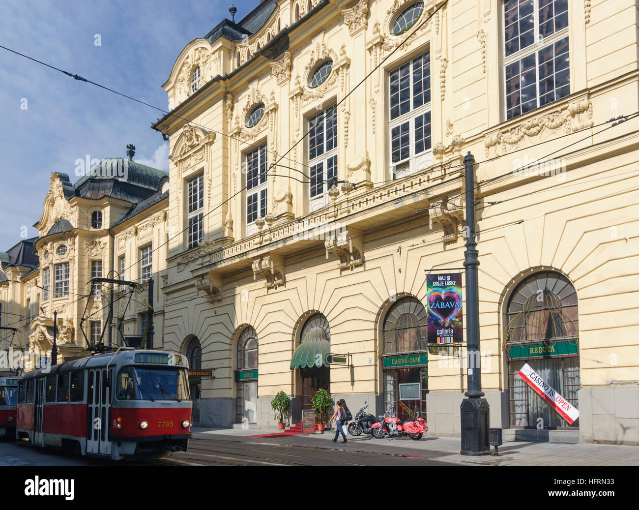 Bratislava (Pressburg): Redoute, oggi Casinò e sala concerti, , , la Slovacchia Foto Stock