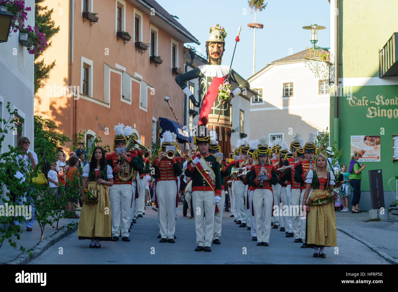 Tamsweg (Lungau): Sansone processione, Lungau, Salisburgo, Austria Foto Stock