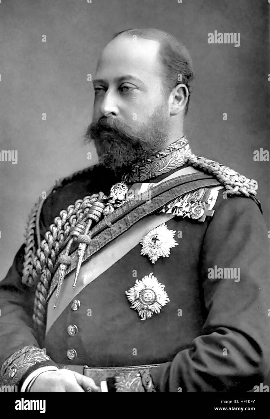 EDWARD VII (1841-1910) come il Principe di Galles circa 1890 Foto Stock