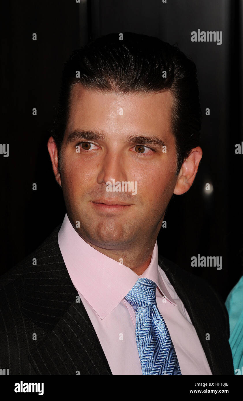 DONALD TRUMP JNR nel 2010. Phto Jeffrey Mayer Foto Stock