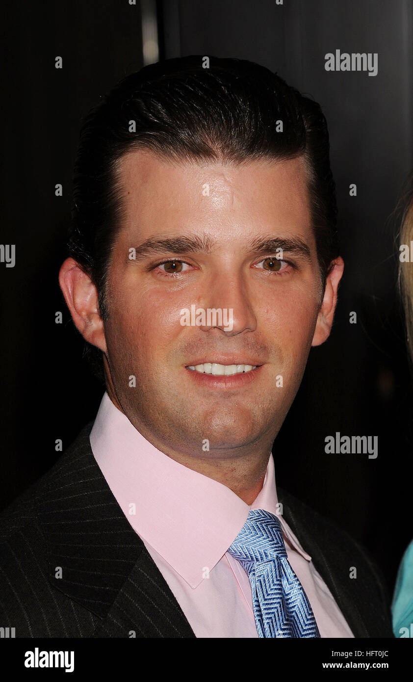 DONALD TRUMP JNR nel 2010. Phto Jeffrey Mayer Foto Stock