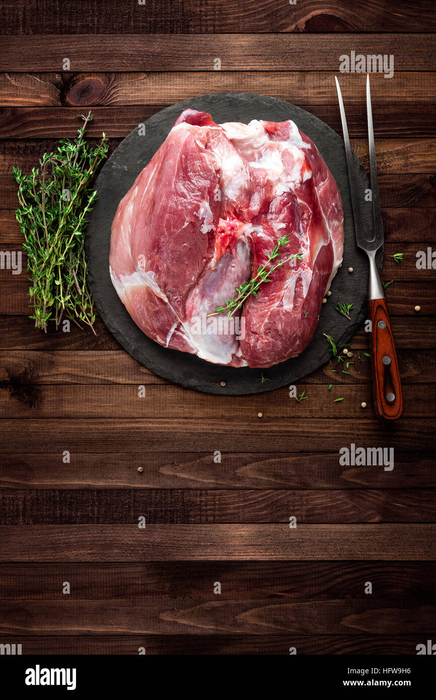 carne cruda Foto Stock