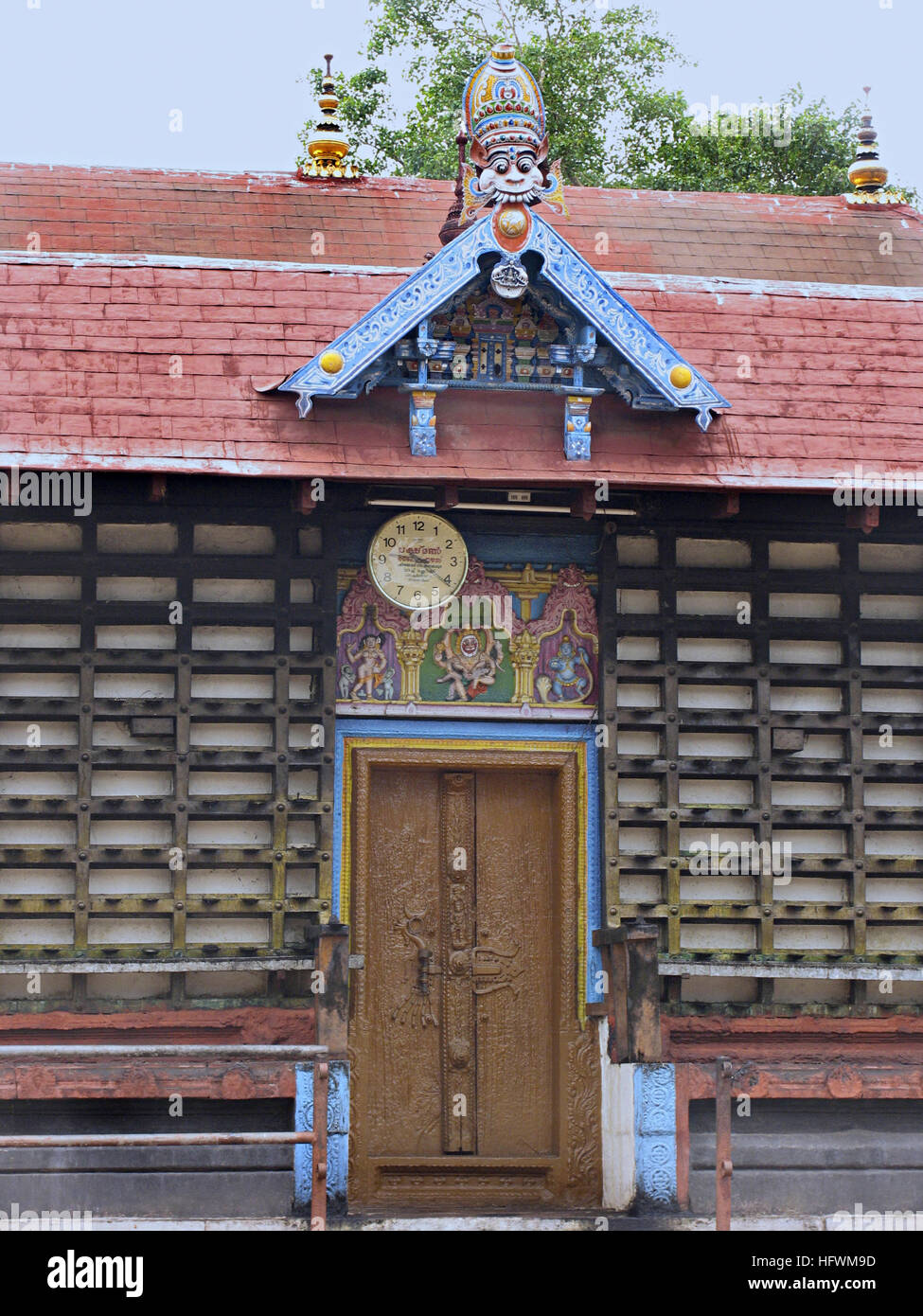 Shri Krishna temple, ambalpuram, Kerala Foto Stock