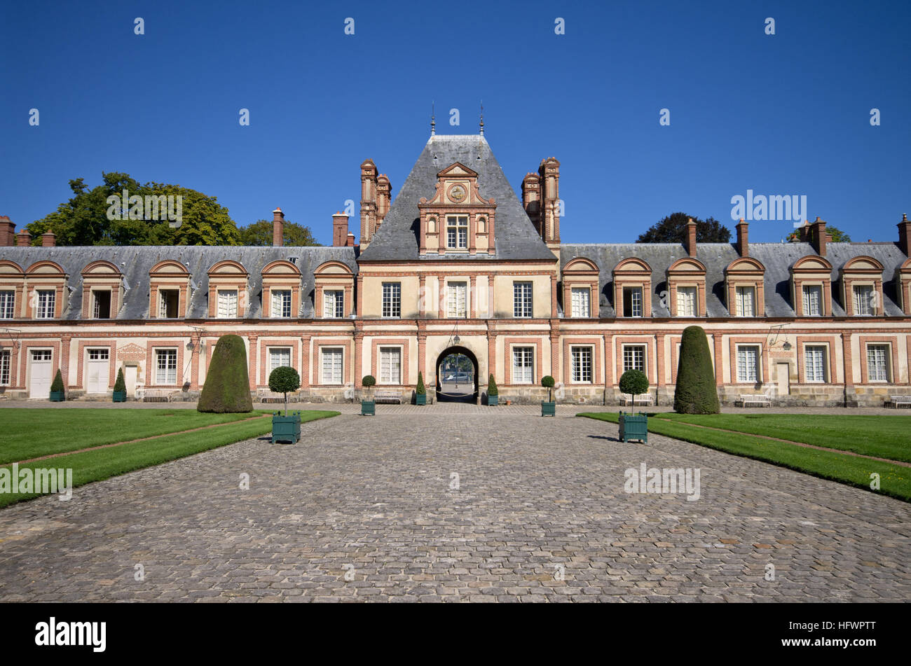 Palazzo Fontainebleau, Aile des Ministres Foto Stock